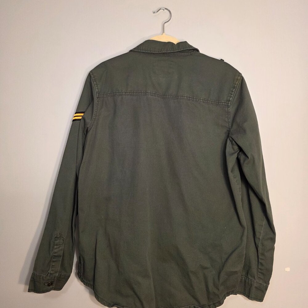 Army Style Button Down - Picture 2 of 3